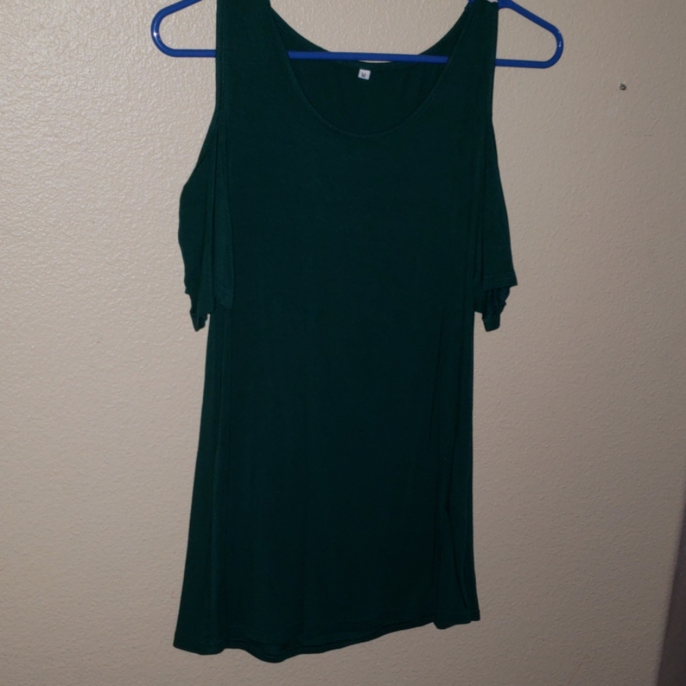 Teal blouse